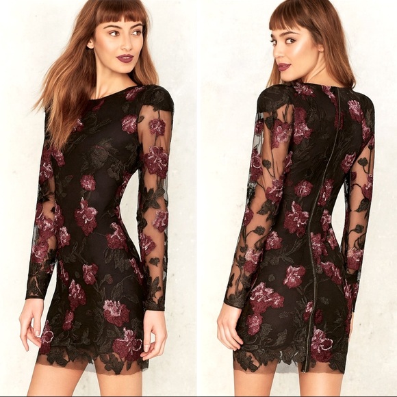 Nasty Gal Dresses & Skirts - Nasty Gal Embroidered Dress